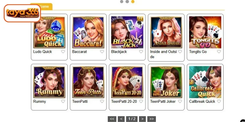TAYA365 Card Games worth playing